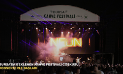 Bursa'da beklenen kahve festivali coşkusu konserlerle başladı