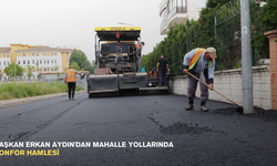 Başkan Erkan Aydın'dan mahalle yollarında konfor hamlesi