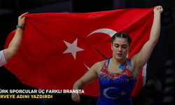Türk sporcular üç farklı branşta zirveye adını yazdırdı