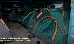 Bursa kurban pazarlarında bayram mesaisi hareketlendi