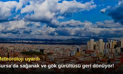 Meteoroloji uyardı: Bursa’da sağanak ve gök gürültüsü geri dönüyor!
