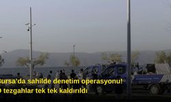 Bursa’da sahilde denetim operasyonu! O tezgahlar tek tek kaldırıldı