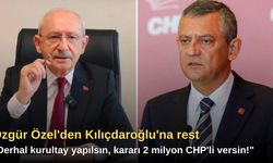 Özgür Özel'den Kılıçdaroğlu'na rest: "Derhal kurultay yapılsın, kararı 2 milyon CHP'li versin!"