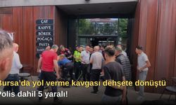 Bursa’da yol verme kavgası dehşete dönüştü: Polis dahil 5 yaralı!