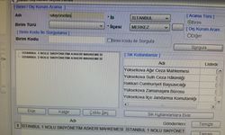 UYAP üzerinden darbe girişimi gecesi sıkıyönetim mahkemeleri tanımlandı