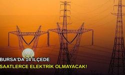 Bursa'da 14 ilçede saatlerce elektrik olmayacak!