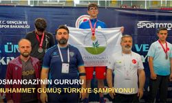 Osmangazi'nin gururu Muhammet Gümüş Türkiye şampiyonu!
