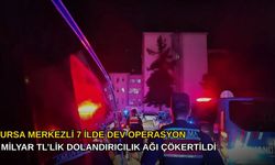 Bursa Merkezli 7 İlde Dev Operasyon: 1 Milyar TL’lik Dolandırıcılık Ağı Çökertildi