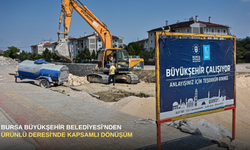 Bursa Büyükşehir Belediyesi'nden Ürünlü Deresi'nde kapsamlı dönüşüm