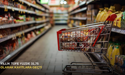 Yıllık TÜFE yüzde 31,75 olarak kayıtlara geçti