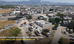 Bursa Yıldırım'da Kaçak Yapı Operasyonu! Lüks Araçlarla Durduramadılar
