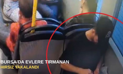 Bursa'da evlere tırmanan hırsız yakalandı