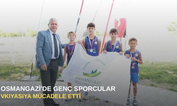 Osmangazi'de genç sporcular kıyasıya mücadele etti