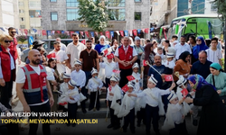 II. Bayezid'in Vakfiyesi Tophane Meydanı'nda Yaşatıldı