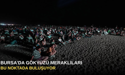 Bursa'da Gökyüzü Meraklıları Bu Noktada Buluşuyor