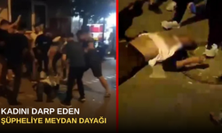 Kadını Darp Eden Şüpheliye Meydan Dayağı