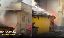 Bursa'da Ev Yangını Korkuttu