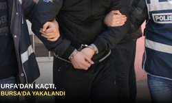 Urfa'dan Kaçtı, Bursa'da Yakalandı