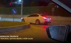 Bursa'da Trafikte Tehlikeli Şovun Bedeli Ağır Oldu