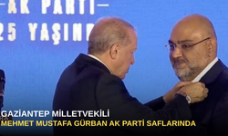 Gaziantep Milletvekili Mehmet Mustafa Gürban AK Parti saflarında