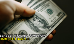 Serbest piyasada döviz kuru hareketli başladı