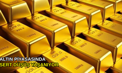 Altın piyasasında sert düşüş yaşanıyor