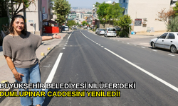 Büyükşehir Belediyesi Nilüfer'deki Dumlupınar Caddesini yeniledi!