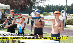 Osmangazi Sukaypark'ta nefes kesen müsabakalar gerçekleştirdi