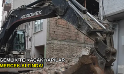 Gemlik'te kaçak yapılar mercek altında!