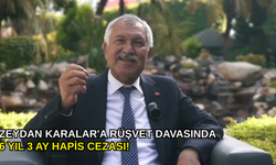 Zeydan Karalar'a rüşvet davasında 6 yıl 3 ay hapis cezası!