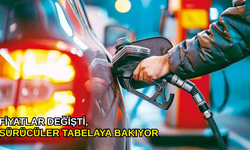 Fiyatlar değişti, sürücüler tabelaya bakıyor