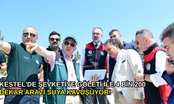 Kestel'de Şevketiye Göleti ile 4 bin 200 dekar arazi suya kavuşuyor!
