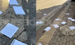 Bursa’da tedirgin eden görüntü! Kimlik ve banka belgeleri yollara saçıldı