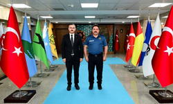 Mudanya kaymakamı Enver Yılmaz’dan emniyet müdürü Gökçe’ye ziyaret