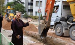 Bursa’da kış öncesi yağmur suyu hattı çalışması