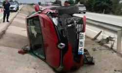 Bursa’da otomobil kanala düştü! Sürücü hastaneye kaldırıldı