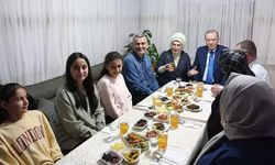 Erdoğan ailesi iftarda Taş ailesinde