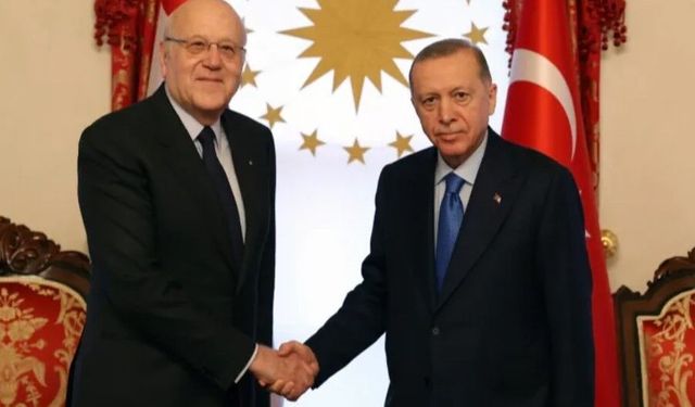 Cumhurbaşkanı Erdoğan, Mikati ile görüşme gerçekleştirdi