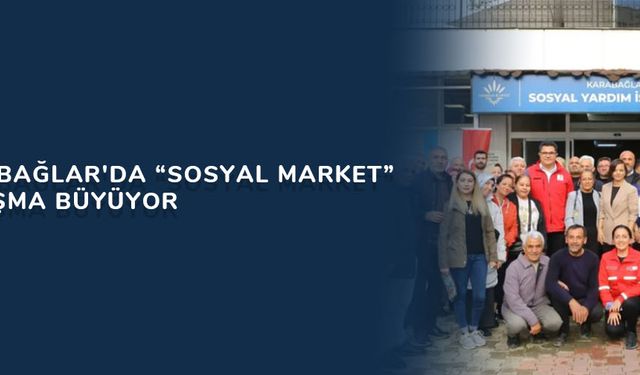 İzmir Karabağlar'da “Sosyal Market” ile dayanışma büyüyor