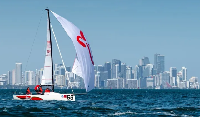 J70 Eker, Miami'de 4 takım arasından sıyrılarak birinci oldu