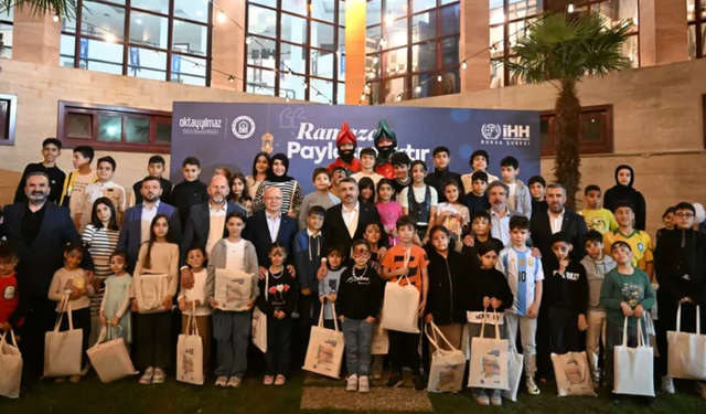 Bursa Yıldırım'da Yetimlere Şefkat Eli