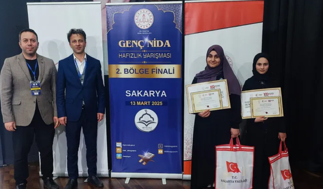 Genç Nida Hafızlık'da Bursa’ya birincilik ödülü