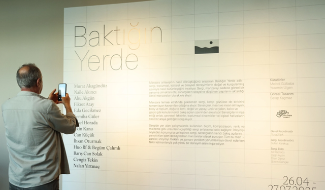 “Baktığın Yerde” sergisi Nilüfer’de izlemine açıldı