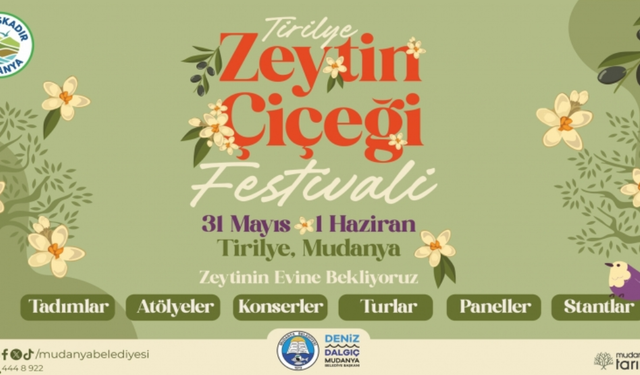 Tirilye’de zeytin çiçeği festivali coşkusu