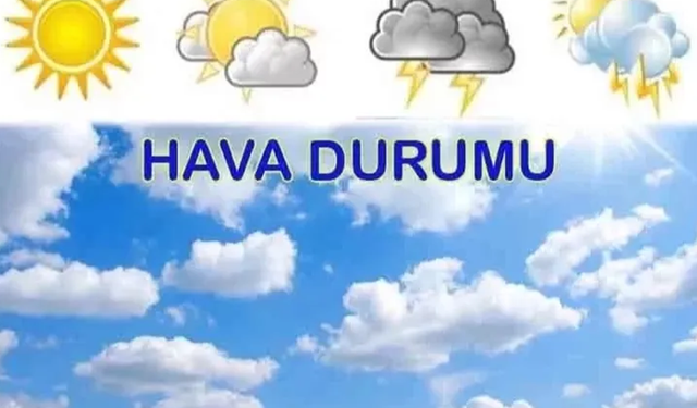 Doğu ve İç Kesimlere Sağanak ve Sert Rüzgar Uyarısı