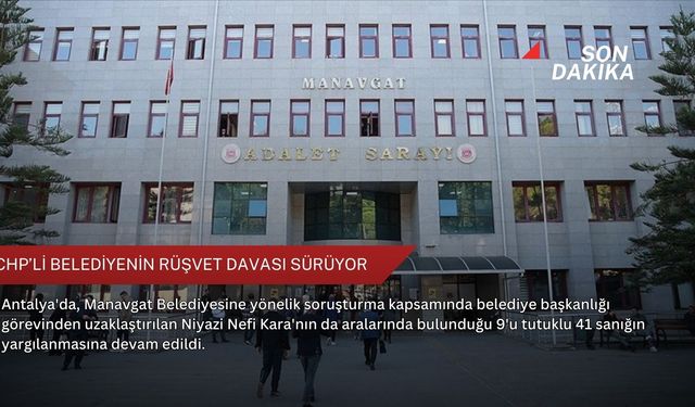 CHP’li belediyenin rüşvet davası sürüyor