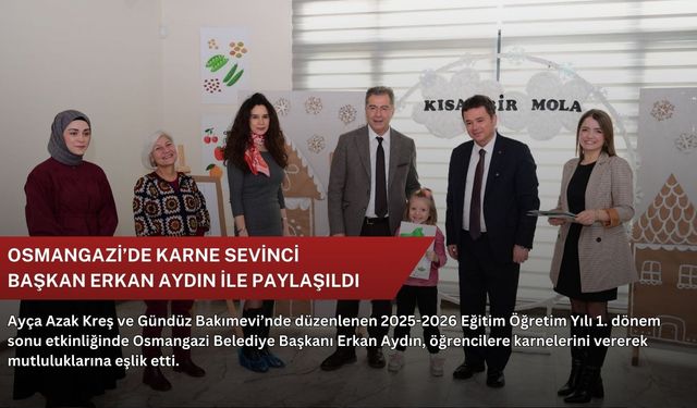 Osmangazi’de karne sevinci Başkan Erkan Aydın ile paylaşıldı