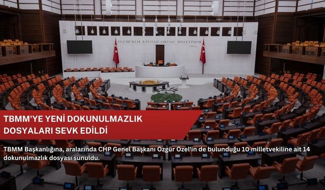 TBMM'ye yeni dokunulmazlık dosyaları sevk edildi
