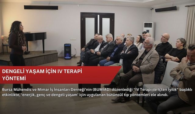 Dengeli yaşam için IV Terapi Yöntemi