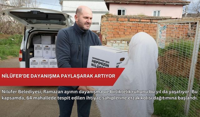 Nilüfer’de dayanışma paylaşarak artıyor